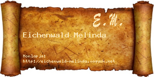 Eichenwald Melinda névjegykártya